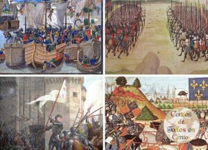 A Guerra dos Cem Anos entre Inglaterra e França