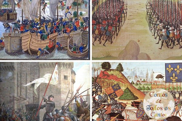 A Guerra dos Cem Anos entre Inglaterra e França