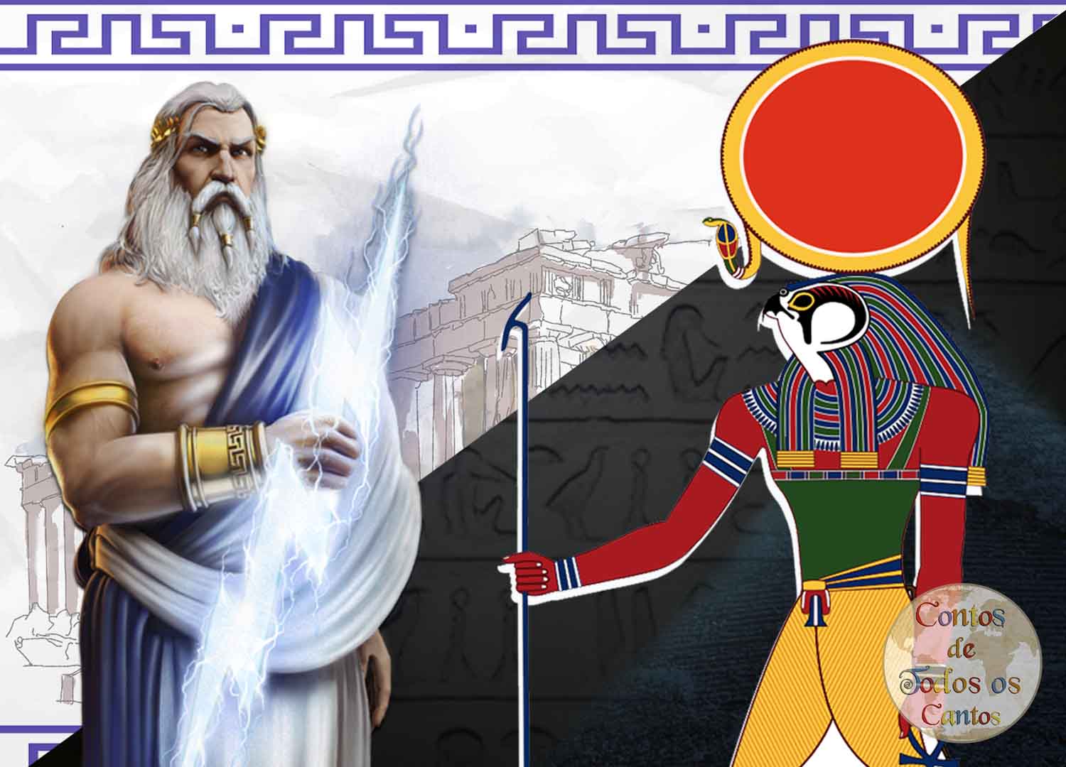 O Que a Mitologia Grega e Egípcia Têm em Comum
